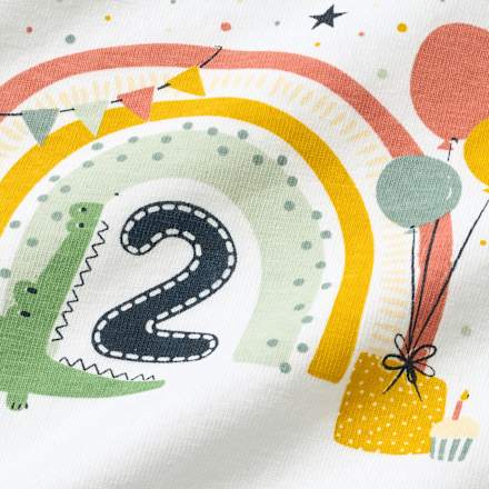 Geburtstags T-Shirt 2 Jahre, weiß, Gr. 98 ALANA