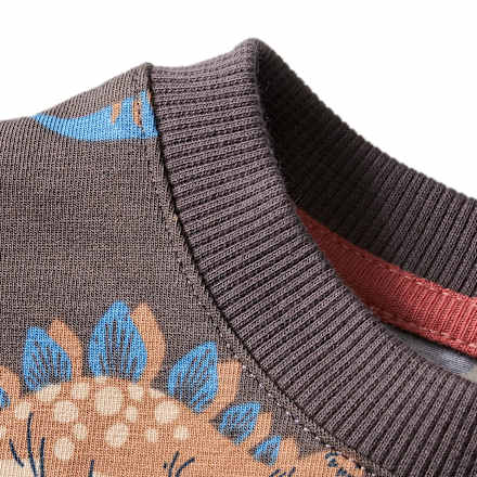 Schlafanzug Pro Climate mit Dino-Muster, grau, Gr. 110/116 ALANA