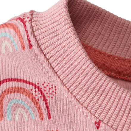 Schlafanzug Pro Climate mit Regenbogen-Muster, rosa, Gr. 110/116 ALANA