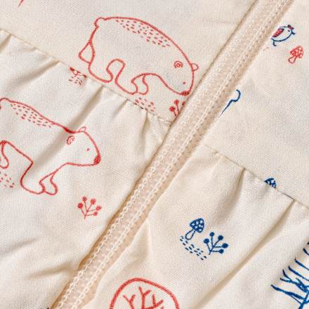 Schlafsack 3 TOG mit Waldtier-Muster, beige, 80 cm ALANA