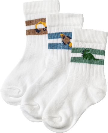 Socken mit Ripp-Struktur, weiß, Gr. 23/26 ALANA