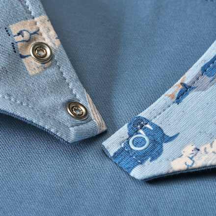 Halstuch Pro Climate mit Tier-Muster, blau ALANA