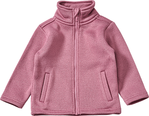 Jacke aus Strickfleece, rosa, Gr. 80 PUSBLU