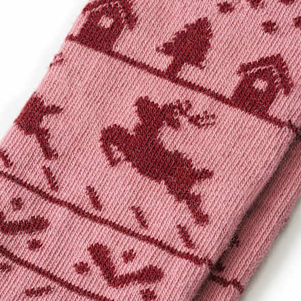 Strumpfhose mit Winter-Motiv, rosa, Gr. 74/80 ALANA