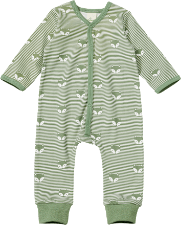 Schlafanzug mit Fuchs-Muster, grün, Gr. 86/92 ALANA