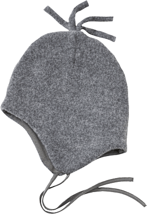 Mütze mit Bio-Wolle, grau, Gr. 48/49 ALANA