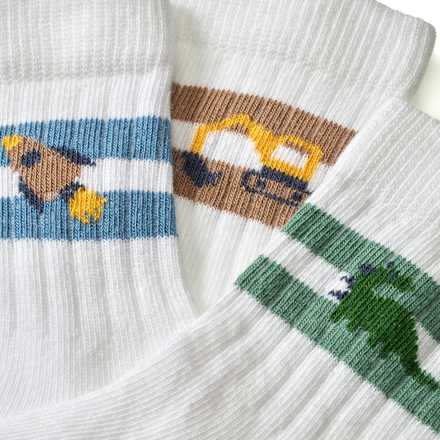Socken mit Ripp-Struktur, weiß, Gr. 23/26 ALANA