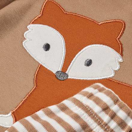 Schlafanzug mit Fuchs-Motiv, braun, Gr. 98 ALANA