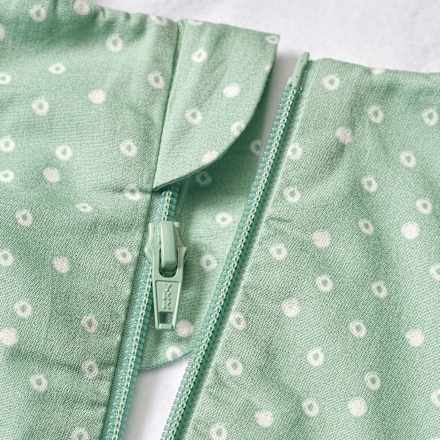 Schlafsack 2 TOG mit Punkten, grün, 80 cm ALANA