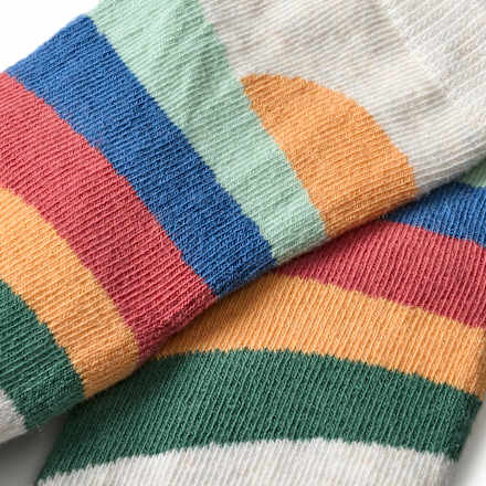 Stoppersocken mit Regenbogen-Muster, beige, Gr. 19/20 ALANA
