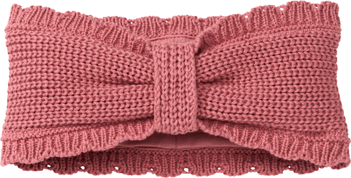 Stirnband aus Strick, rosa, Gr. 52/53 ALANA
