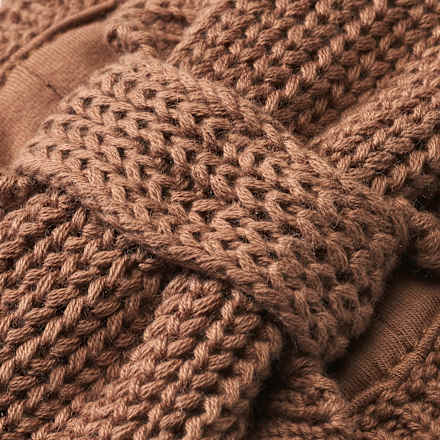 Stirnband aus Strick, braun, Gr. 52/53 ALANA