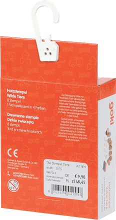 Stempelset mit 8 Tier-Motiven & Stempelkissen Gollnest & Kiesel