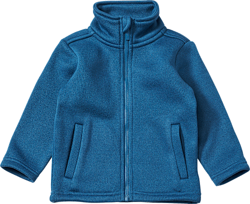 Jacke aus Strickfleece, blau, Gr. 92 PUSBLU