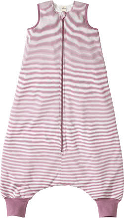 Schlafsack mit Beinen 2 TOG, mit Ringel-Muster, rosa, 110 cm ALANA