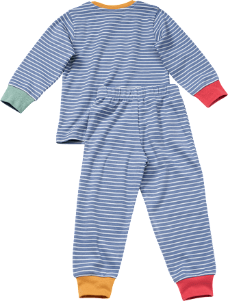 Schlafanzug mit Dino-Applikation, blau, Gr. 92 ALANA