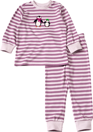 Schlafanzug mit Pinguin-Motiv, lila, Gr. 98 ALANA