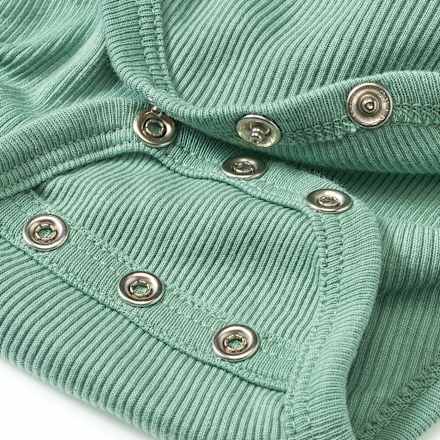 Wickelbody mit Mitwachsfunktion, grün, Gr. 62/68 ALANA