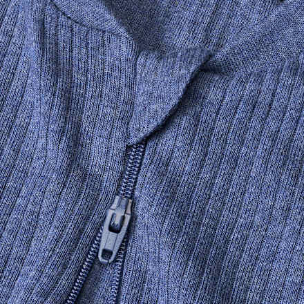 Schlafanzug mit Ripp-Struktur, blau, Gr. 74 ALANA