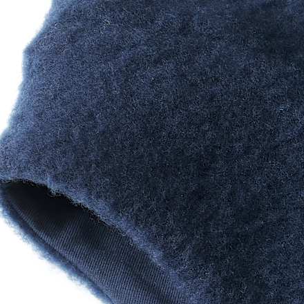 Mütze mit Bio-Wolle, blau, Gr. 48/49 ALANA