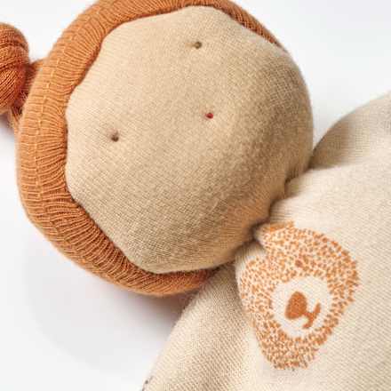 Püppchen mit Bären-Muster, braun ALANA