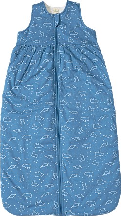 Schlafsack 3 TOG mit Stern-Muster, blau, 100 cm ALANA