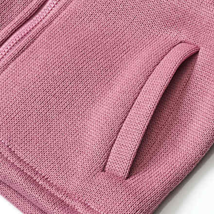 Jacke aus Strickfleece, rosa, Gr. 80 PUSBLU