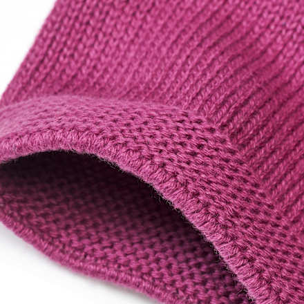 Erstlingsmütze, lila, Gr. 38/39 ALANA