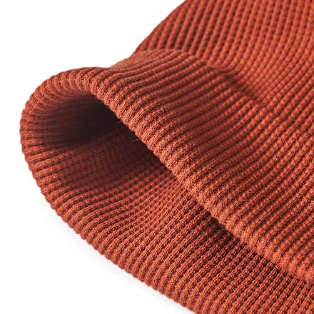 Mütze Pro Climate mit Waffel-Struktur, braun, Gr. 52/53 ALANA