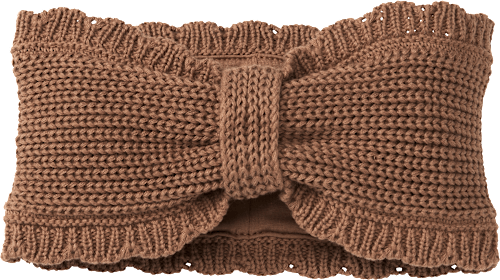 Stirnband aus Strick, braun, Gr. 50/51 ALANA