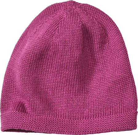 Erstlingsmütze, lila, Gr. 38/39 ALANA