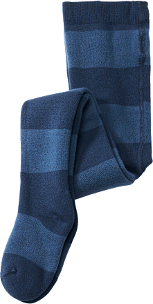 Thermostrumpfhose mit Blockringel-Muster, blau, Gr. 110/116 ALANA
