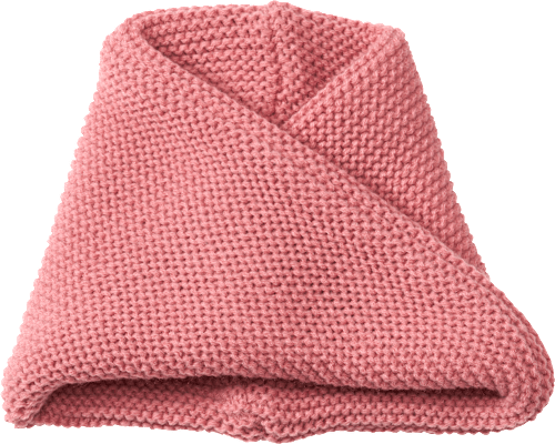 Loop Schal aus Strick, rosa PUSBLU