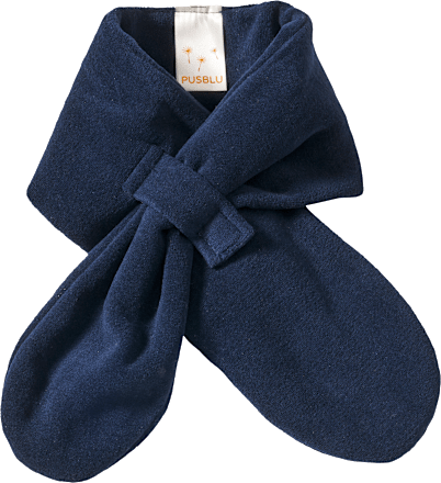 Schal aus Fleece, blau PUSBLU