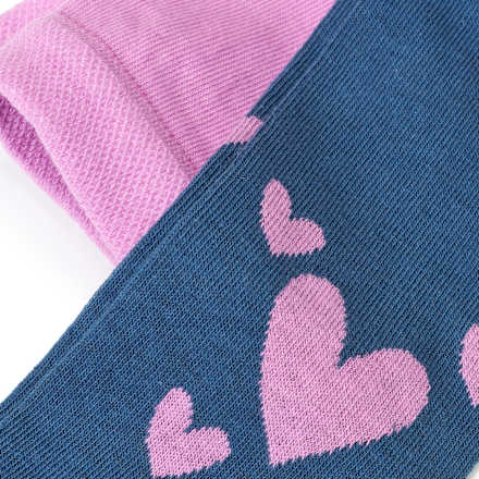 Leggings, lila + blau, Gr. 110/116 ALANA