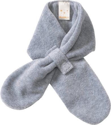 Schal aus Fleece, grau PUSBLU