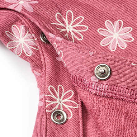 Latzhose mit Blumen-Muster, rosa, Gr. 62 ALANA