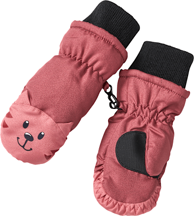 Thermohandschuhe mit Katzen-Motiv, rosa, Gr. 2 PUSBLU
