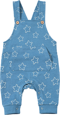 Latzhose mit Sternen, blau, Gr. 62 ALANA