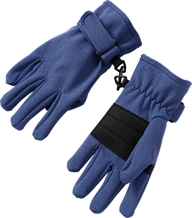 Handschuhe aus Softshell, blau, Gr. 3 PUSBLU