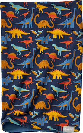 Loop Schal Pro Climate mit Dino-Muster, blau ALANA