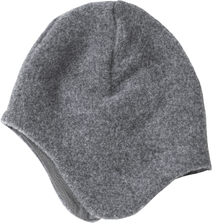 Mütze mit Bio-Wolle, grau, Gr. 54/55 ALANA