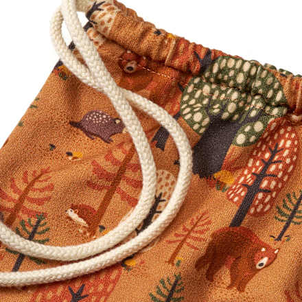 Turnbeutel mit Bären-Muster, ca. 32 x 40cm, braun ALANA