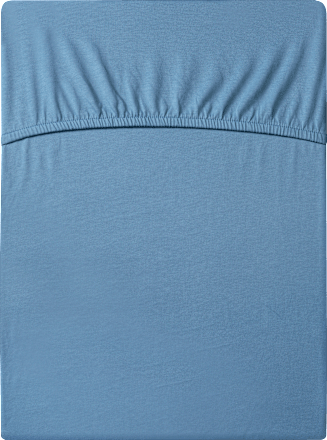Spannbettlaken Übergröße, blau, 140 x 200 cm ALANA