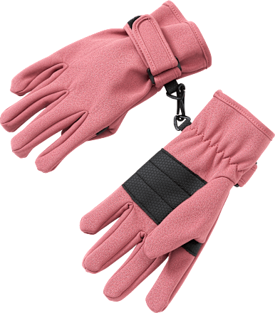 Handschuhe aus Softshell, rosa, Gr. 4 PUSBLU