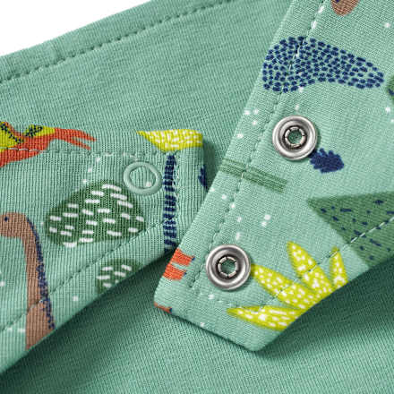 Halstuch Pro Climate mit Dino-Muster, grün ALANA