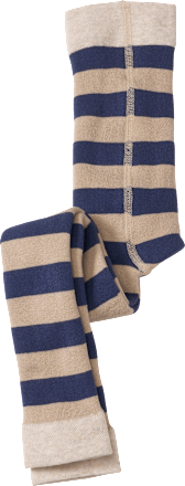 Thermoleggings mit Ringel-Muster, blau, Gr. 98/104 ALANA