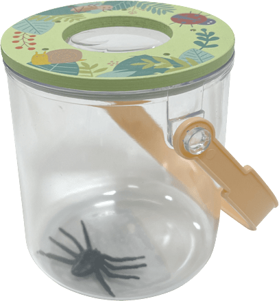 Becherlupe mit Henkel, grün Cleoleo