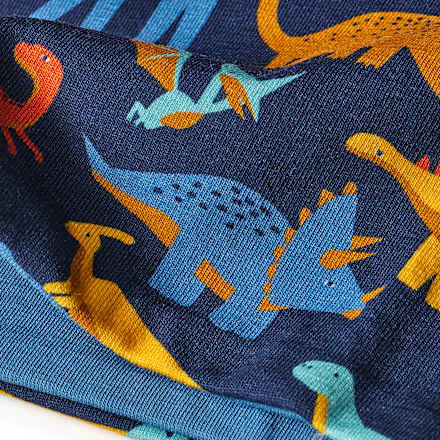 Loop Schal Pro Climate mit Dino-Muster, blau ALANA