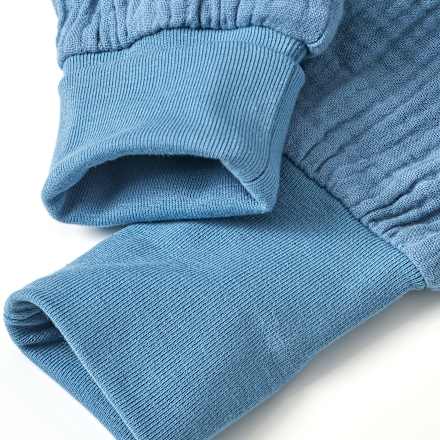 Set mit Langarmshirt & Hose aus Musselin, blau, Gr. 56 ALANA